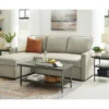 Signature Design By Ashley Kerle Fog Sectional With Pop-Up Bed -COSCO Store combo870003