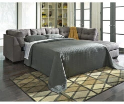 Signature Design By Ashley Maier Charcoal Full Sleeper Sectional With Right-Facing Chaise -COSCO Store combo870020 2