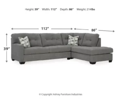 Signature Design By Ashley Highland Falls Gray Sectional -COSCO Store combo980201 3